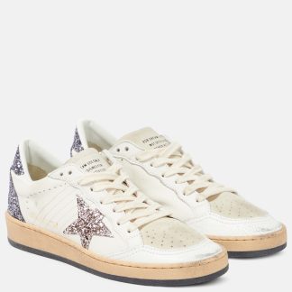 hete verkoopluxe Golden Goose Ball Star leren sneakers wit