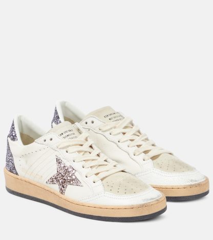 hete verkoopluxe Golden Goose Ball Star leren sneakers wit