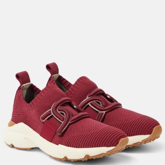 hete verkoopluxe Tods Kate slip-on sneakers rood