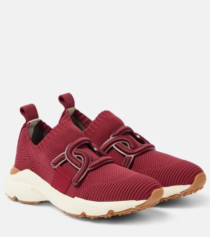 hete verkoopluxe Tods Kate slip-on sneakers rood