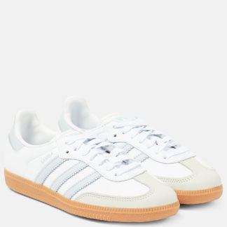 hoogwaardige luxe Adidas Samba OG leren sneakers wit