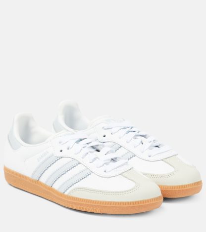 hoogwaardige luxe Adidas Samba OG leren sneakers wit