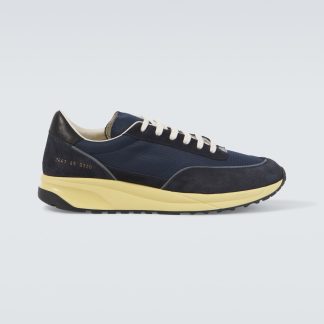 hoogwaardige luxe Common Projects Track Classic sneakers met suède montuur blauw