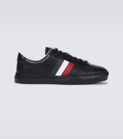 hoogwaardige luxe Moncler New Monaco sneakers zwart