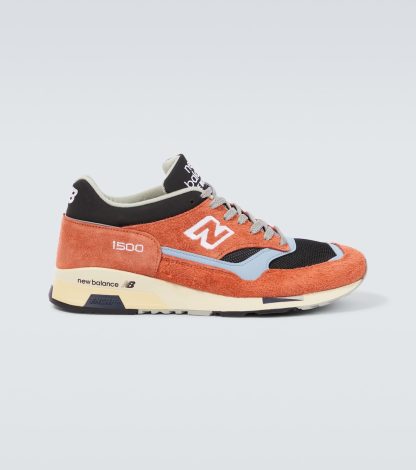 hoogwaardige luxe New Balance Made UK 1500 leren sneakers oranje