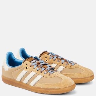 luxe groothandel Adidas x Wales Bonner Samba leren sneakers beige