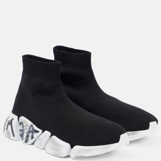 luxe groothandel Balenciaga Speed 2.0 sneakers zwart