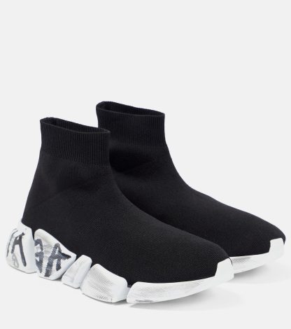 luxe groothandel Balenciaga Speed 2.0 sneakers zwart