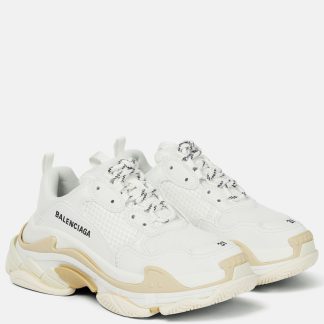 luxe groothandel Balenciaga Triple S sneakers wit