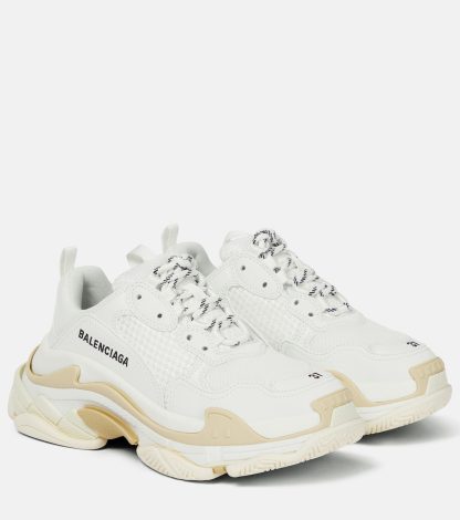 luxe groothandel Balenciaga Triple S sneakers wit