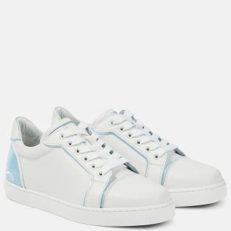 luxe groothandel Christian Louboutin Fun Vieira leren sneakers wit