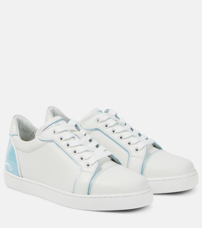 luxe groothandel Christian Louboutin Fun Vieira leren sneakers wit