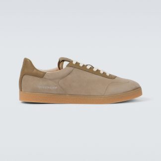 luxe groothandel Givenchy Town leren sneakers beige