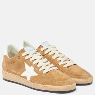 luxe groothandel Golden Goose Ball Star suède sneakers beige