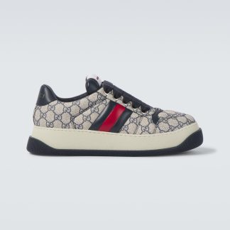 luxe groothandel Gucci GG Screener canvas sneakers beige