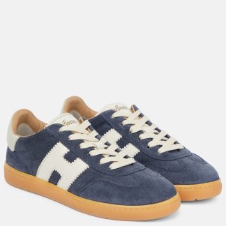 luxe groothandel Hogan Hogan Cool suède lage sneakers blauw