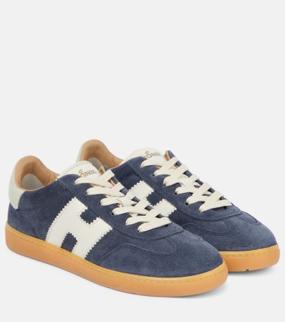 luxe groothandel Hogan Hogan Cool suède lage sneakers blauw