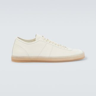 luxe groothandel Lemaire Linoleum leren sneakers wit