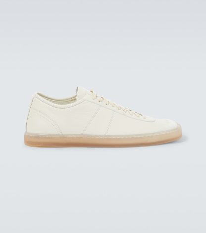 luxe groothandel Lemaire Linoleum leren sneakers wit