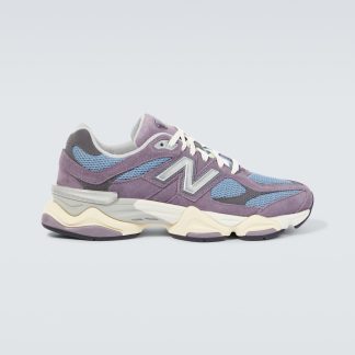 luxe groothandel New Balance 9060 leren sneakers grijs