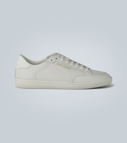 luxe groothandel Saint Laurent SL10 Lage sneakers wit