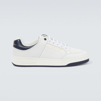 nep luxe Saint Laurent SL/61 leren sneakers wit