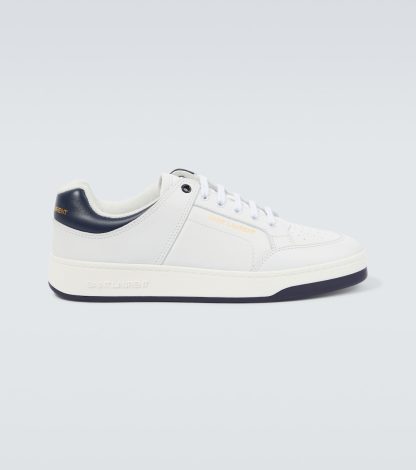 nep luxe Saint Laurent SL/61 leren sneakers wit