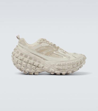 luxe kopen Balenciaga Stuiter mesh sneakers beige