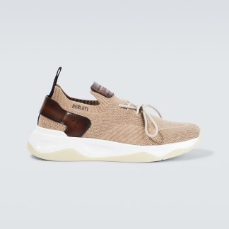 luxe kopen Berluti Schaduw sneakers beige