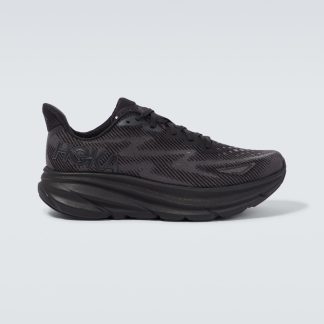 luxe kopen Hoka One One Clifton 9 sneakers zwart