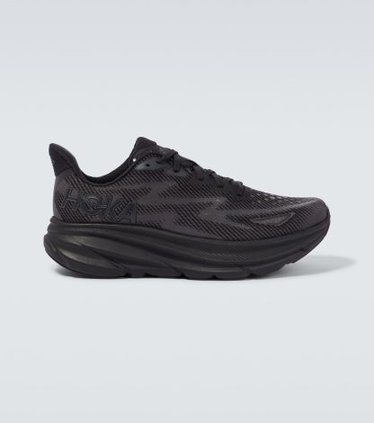 luxe kopen Hoka One One Clifton 9 sneakers zwart