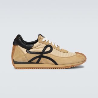 luxe kopen Loewe Flow Runner sneakers bruin