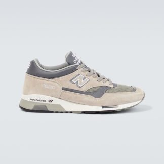 luxe kopen New Balance Made UK 1500 leren sneakers grijs