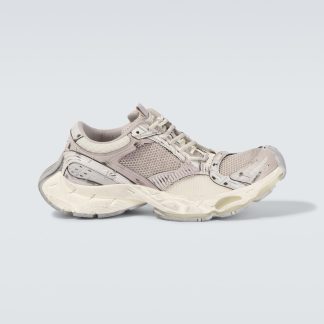 luxe replica Balenciaga Nietmachine sneakers beige