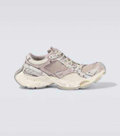 luxe replica Balenciaga Nietmachine sneakers beige