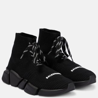 luxe replica Balenciaga Speed 2.0 sneakers zwart