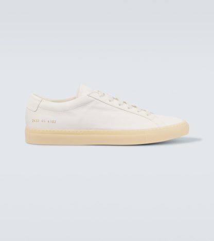 luxe replica Common Projects Achilles leren sneakers wit