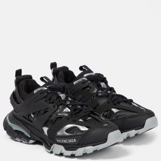 mode luxe Balenciaga Track sneakers zwart