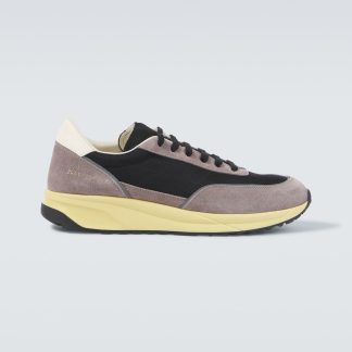 mode luxe Common Projects Track Classic sneakers met suède montuur grijs