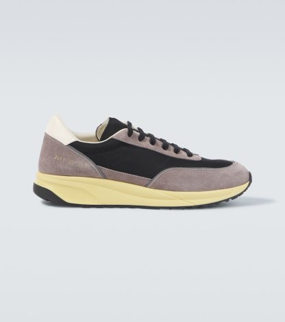 mode luxe Common Projects Track Classic sneakers met suède montuur grijs