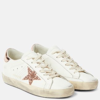 mode luxe Golden Goose Super-Star leren sneakers veelkleurig