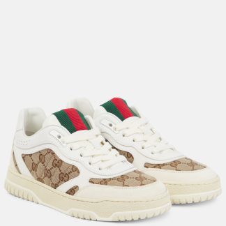 mode luxe Gucci Gucci Re-Web sneakers wit