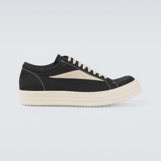 mode luxe Rick Owens Leren sneakers zwart