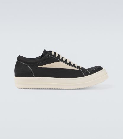 mode luxe Rick Owens Leren sneakers zwart