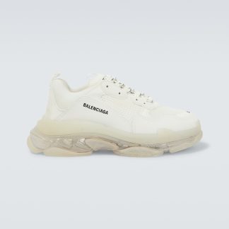 modeontwerper Balenciaga Triple S sneakers wit