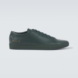 modeontwerper Common Projects Originele Achilles Low leren sneakers groen