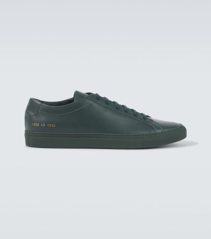 modeontwerper Common Projects Originele Achilles Low leren sneakers groen