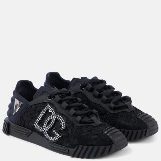 modeontwerper Dolce & Gabbana Logo sneakers zwart