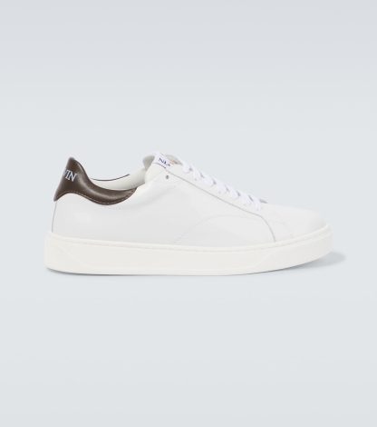 modeontwerper Lanvin DDB0 leren sneakers wit