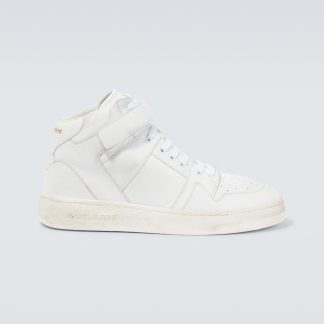 modeontwerper Saint Laurent LAX leren sneakers wit